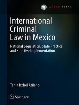 cover image of International Criminal Law in Mexico